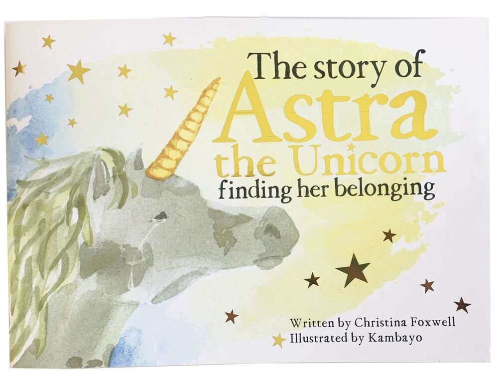 The Story of Astra the Unicorn Finding Her Belonging — book cover