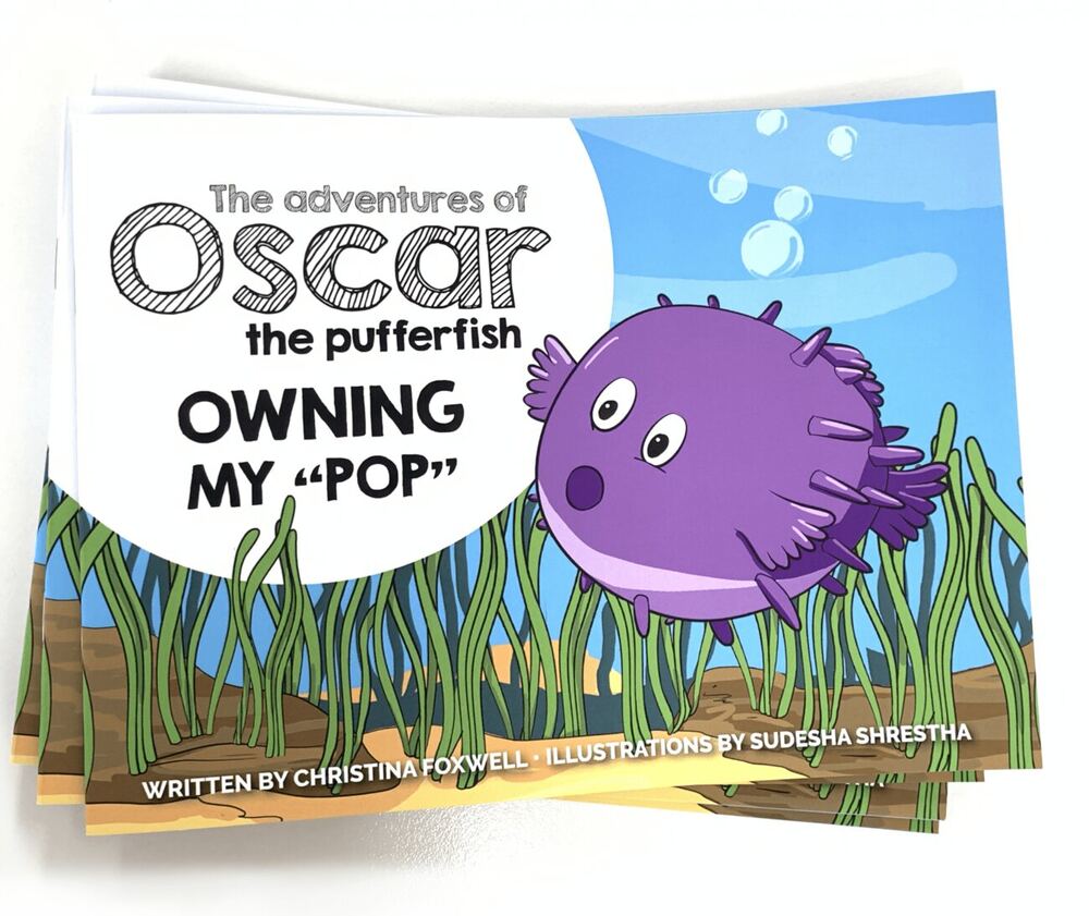 The Adventures of Oscar the Pufferfish — Owning my POP, book cover